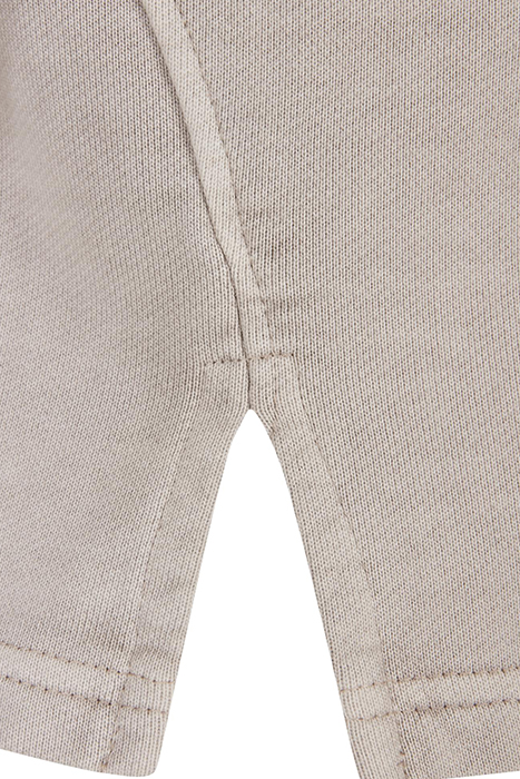 LADIES HEAVY TERRY GARMENT DYE CREWNECK WARMGREY 10