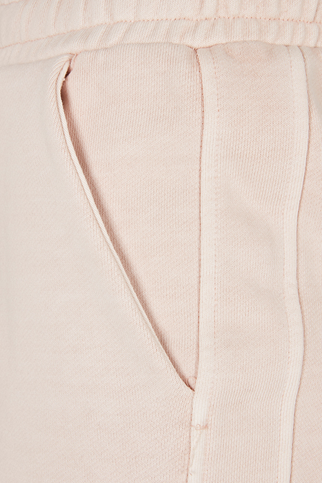 LADIES HEAVY TERRY GARMENT DYE SLIT PANTS PINK 10