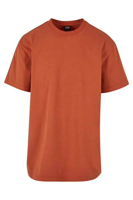 HEAVY OVERSIZED GARMENT DYE TEE TERRACOTTA 6