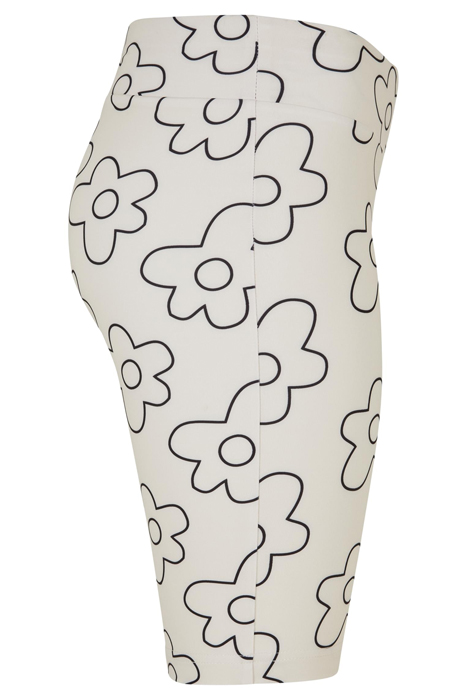 LADIES HIGH WAIST AOP TECH CYCLE SHORTS SOFTSEAGRASSFLOWER 6