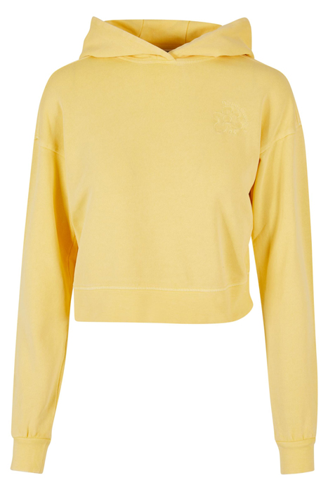 LADIES SHORT FLOWER EMBROIDERY TERRY HOODY VINTAGESUN 4