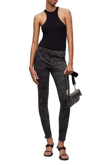 DURAN CAMOU CARGO WASHED BLACK 2