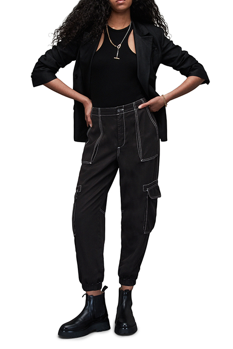 FRIEDA STITCH TROUSE BLACK 7