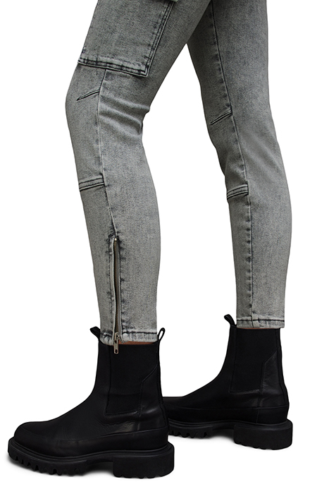 DURAN SKINNY CARGO SNOW GREY 5