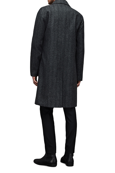 ORMOND COAT BLACK/WHITE 2