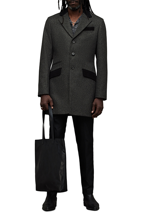 TOMMY COAT CHARCOAL GREY 2