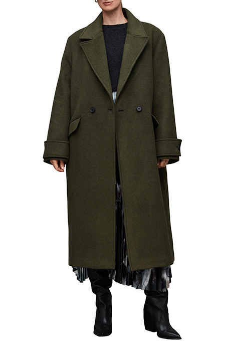 MABEL COAT KHAKI GREEN 1