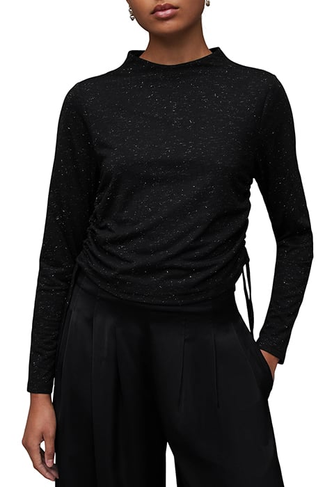 BETA SHIMMER TOP BLACK 1