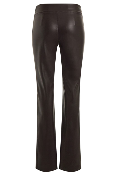 MIRTA STRAIGHT PANT CHOCOLATE LEATHER TRUFFLE 2