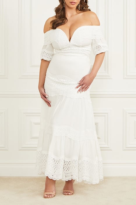 LOU SKIRT PALE PEARL 3