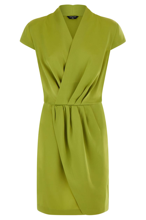 AVRIL WRAP DRESS TAKE ROOT GREEN 3