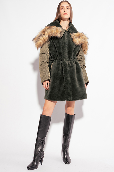 PAQUITA PARKA SIMIL MONTONE FOREST NIGHT 3