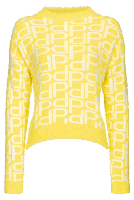FRIGORIFERO MAGLIA MONOGRAM EF YELLOW/WHITE 1