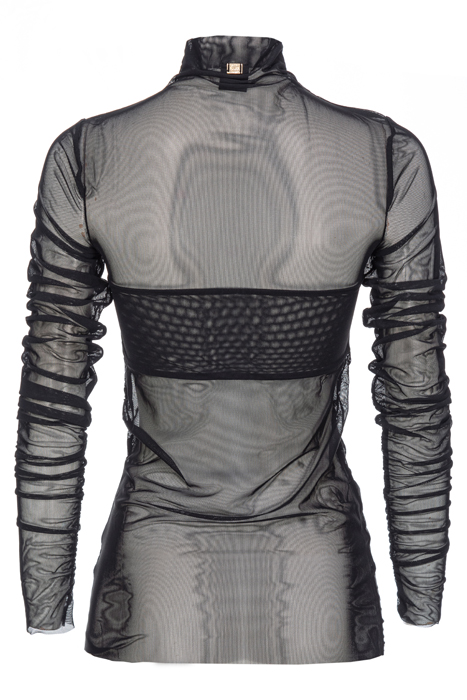 NEGOZIANTE MAGLIA TULLE STRETC BLACK 2
