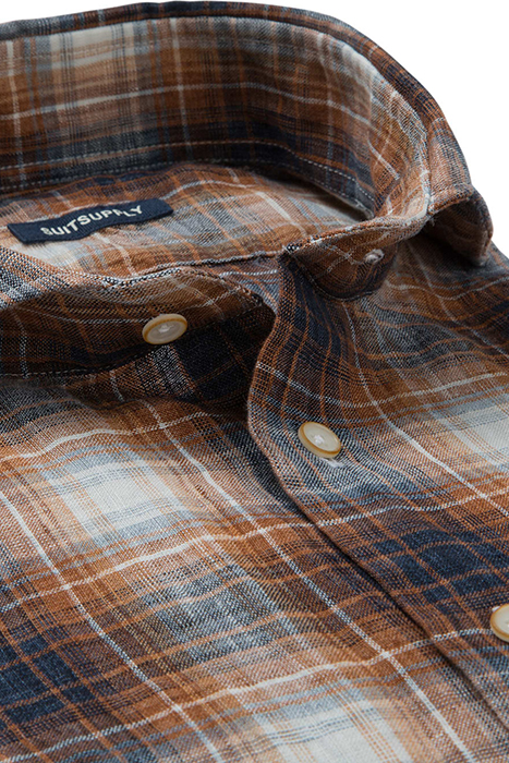 Orange Casual Shirts 2