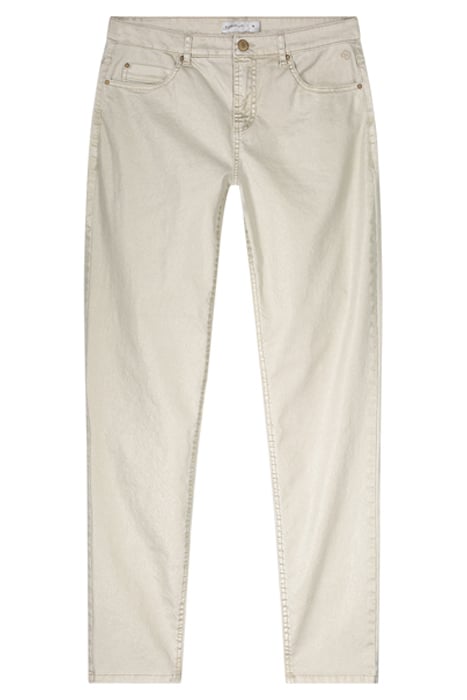 SLIM PANT SHIMMER STRETCH TWILL OATMEAL 2