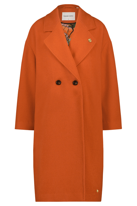 BETH COAT ORANGE LAVA 4