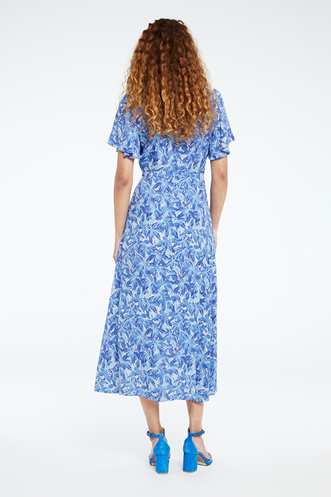 ARCHANA BUTTERFLY DRESS POOL BLUE/CARIBBEAN 2