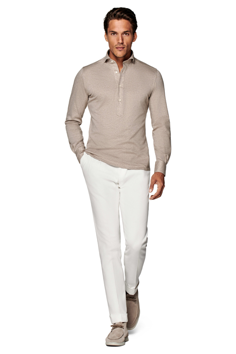 LIGHT BROWN EXTRA SLIM FIT SHIRT LIGHT BROWN 5