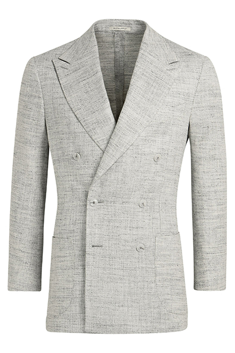 LIGHT GREY HERRINGBONE HAVANA SUIT LIGHT GREY 6