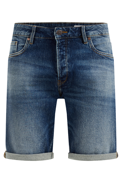 5-POCKET MID WAIST DARK BLUE 4