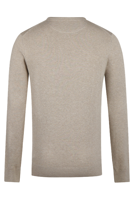 C NECK SWEATER SAND 2