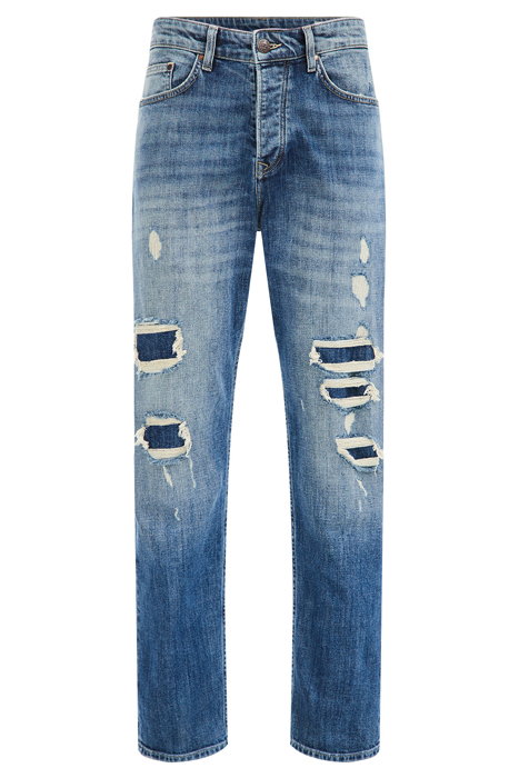 5-POCKET MID WAIST DARK BLUE 4