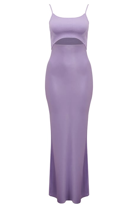 ERIKA FRONT CUT OUT KNIT DRESS BLOSSOMING LILAC 3