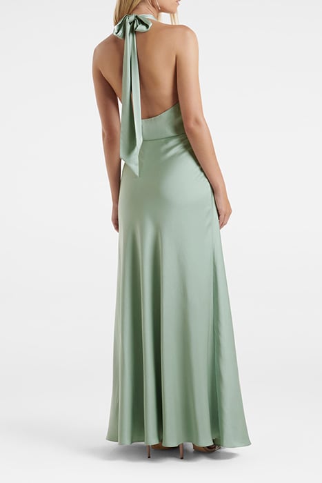YVETTE KNOT TIE GOWN SEAFOAM 2