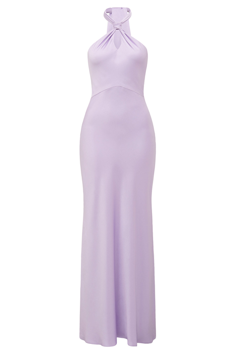 YVETTE KNOT TIE NECK GOWN BLOSSOMING LILAC 3
