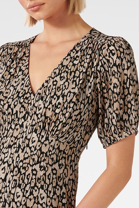 CASA MIDI DRESS PAINTERLY ANIMAL 5