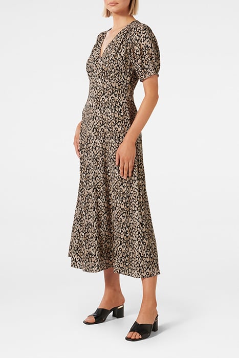 CASA MIDI DRESS PAINTERLY ANIMAL 4