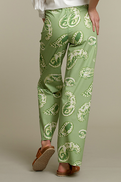 GREEN PAISLEY PANTS 2