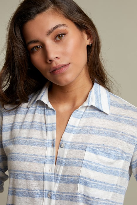 JERSEY LINEN BLUE SHIRT 4