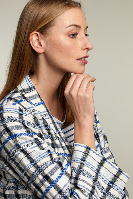 MULTICOLOR CHECKED KIMONO 4