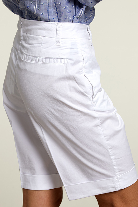 WHITE COTTON BERMUDA WHITE 4