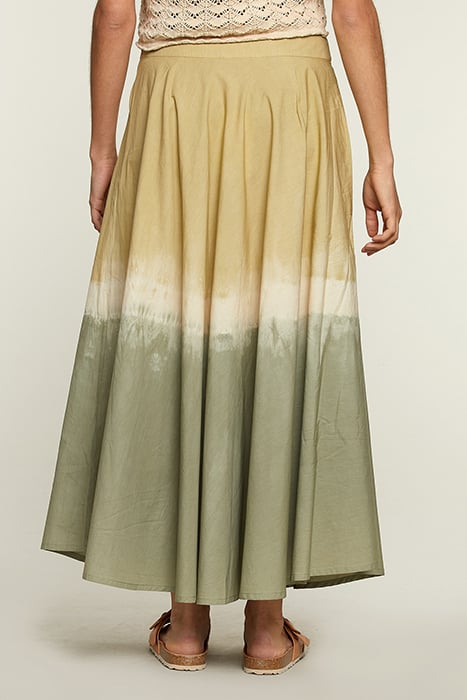 LONG TIE & DYE COTTON SKIRT 2