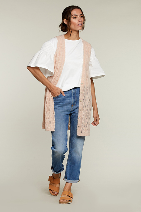 PINK LONG AJOUR SPENCER 3