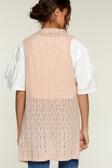 PINK LONG AJOUR SPENCER 2