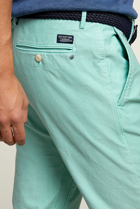 SLIM FIT COTTON CHINO PISTACHE 4