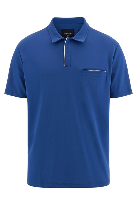 FORMAL PERFORMANCE BLUE POLO SHIRT LILY 4