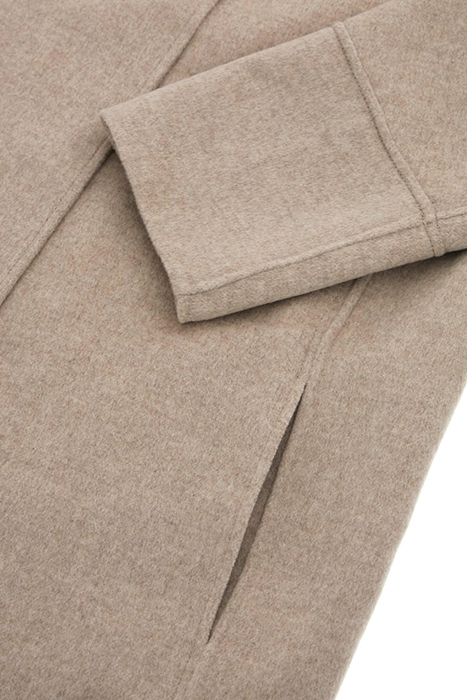 MAXIME LONG COAT LIGHT GREY WRAP MULTI 9