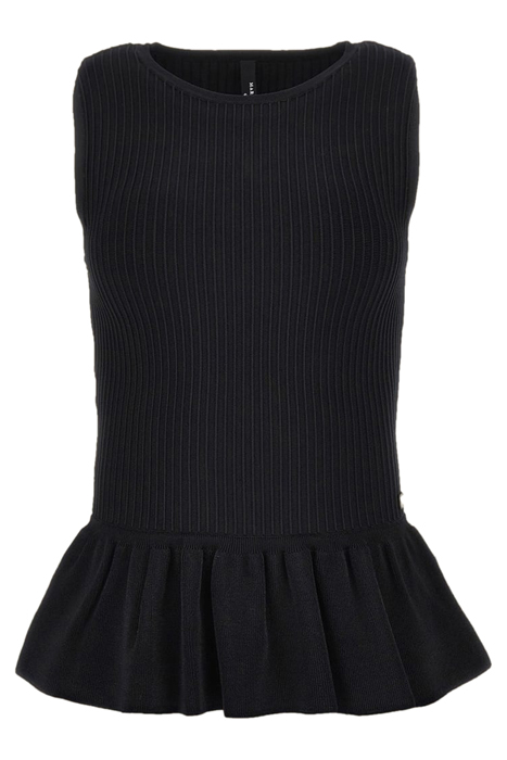 ECHO SWEATER TOP JET BLACK 4
