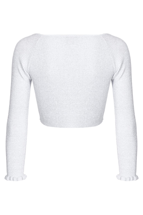 BLUMA CARDIGAN COSTINA LUREX SILVER GREY 2