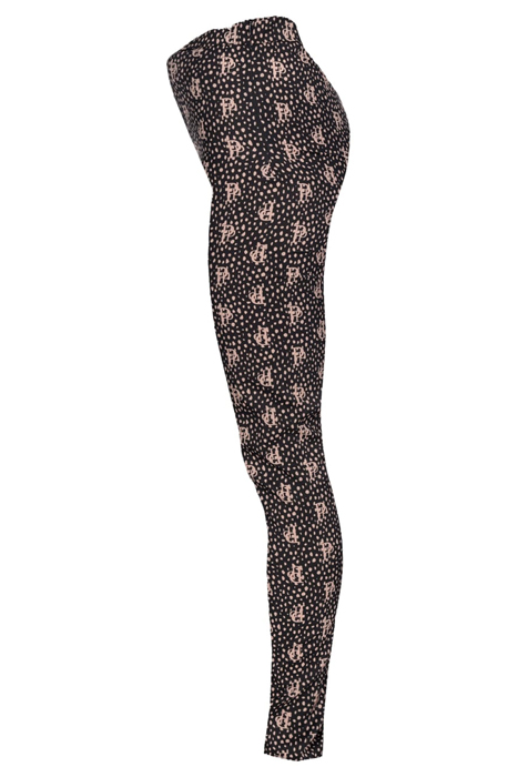 LOTO PANTALONE GEORGETTE STRET BLACK/NUDE 3