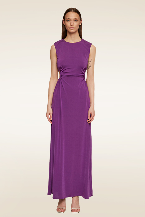 ELEGANT DRESS WITH CUT-OUT PURPLE 4