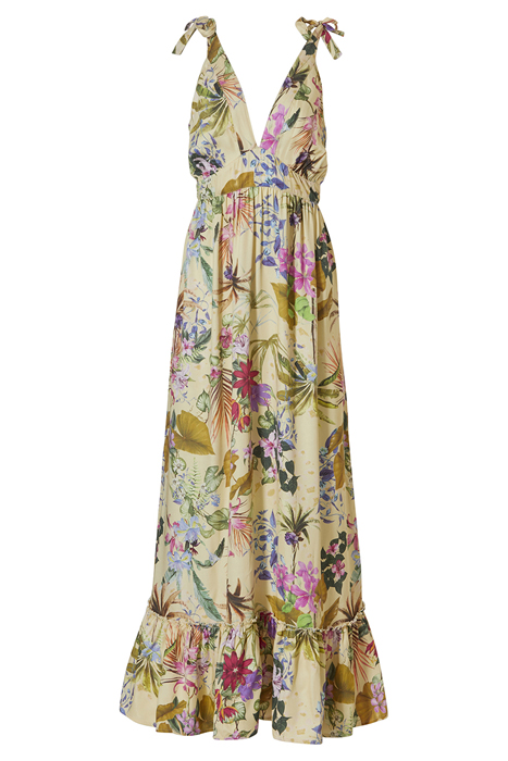 BW 1P LONG DRESS LONG SUMMER DRESS BRIGHT FLOWER 2