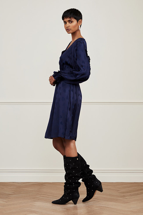 HAZEL DRESS VAINLY NAVY 3