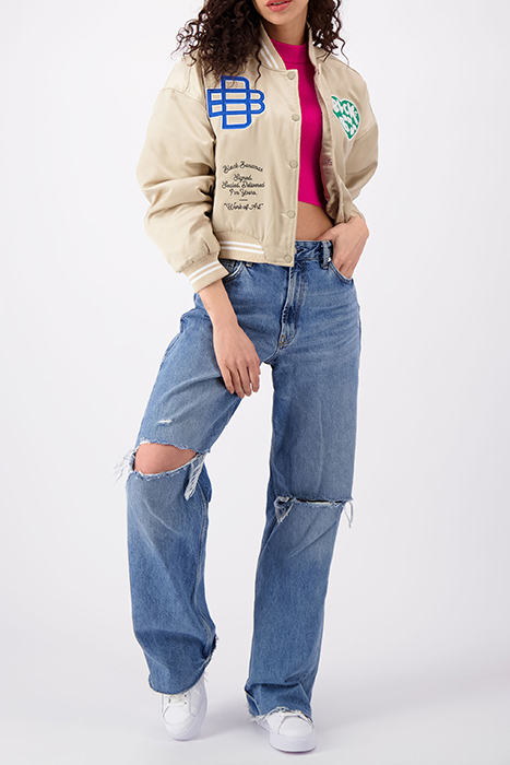 MONOGRAM BOMBER JACKET SAND 3