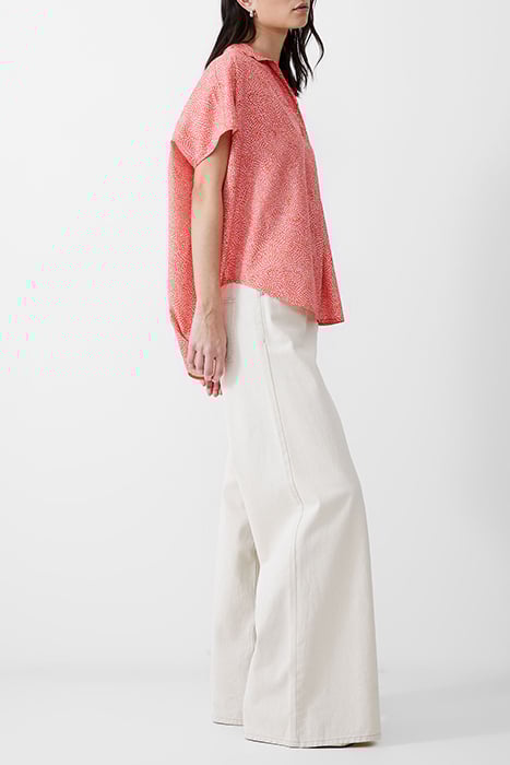 BERNICE CREPE LIGHT POPOVER MANDARIN/SEAPINK/IVR 4